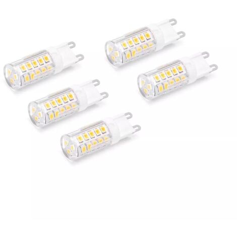 5 Lampadine G9 Lampadina Led 4.8 W = 60 W Luce Naturale Per Lampadario Applique