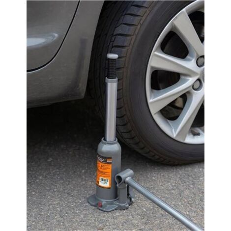 Cric Elettrico Idraulico 5 Tonnellate 12V Con Pompa Integrata E Martello Di Sicurezza - 4