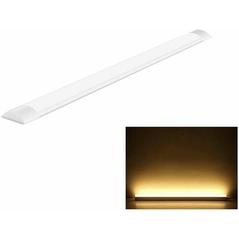 Plafoniera LED Soffitto Parete Rettangolare Bianco 60cm Luce Fredda 20W Slim