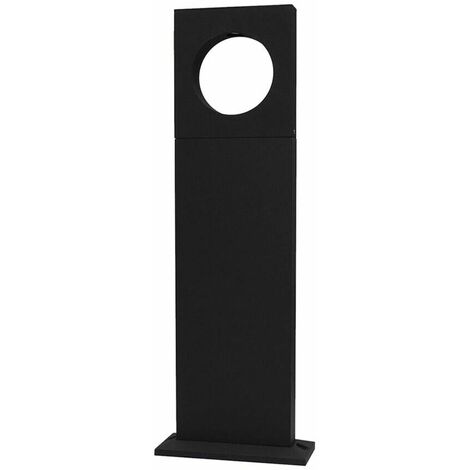 Lampione Da Terra Giardino Lampada Led Luce Bianca 12 W Lampioncino Nero Ip65