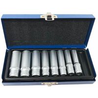 Set 8 Chiavi A Bussola Da In Acciaio Cromato Bussole 6 7 8 9 10 11 12 13 Mm