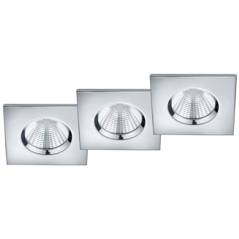 Maxxima 4 in. Adjustable Square Recessed Anti-Glare LED Gimbal Downlight, Canless, 1050 Lumens Color Selectable 2700K/3000K/3500K/4000K/5000K, 360° Rotation, Dimmable Black Trim, 90 CRI, JBox Included