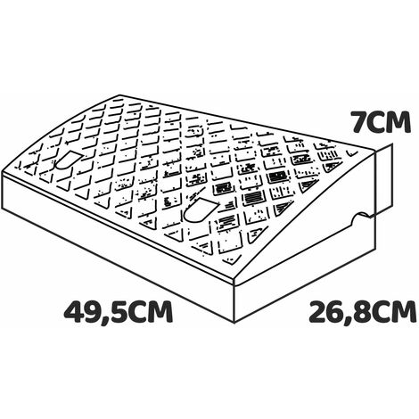 Ramp Per Auto Pad 3000 – Coppia In Plastica Dura, Portata 3 Tonnellate, Antiscivolo