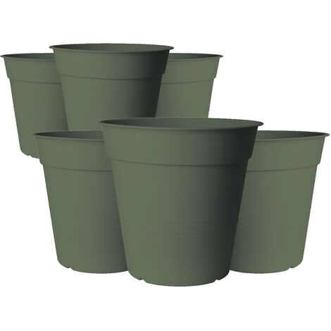 Geli Planter Nora - Vaso per piante, quadrato, colore: Terracotta