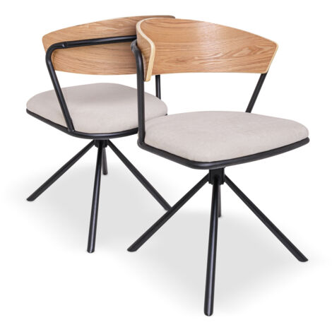FATIVO 2pz Sedie Sala Pranzo Pelle: Imbottite Sedia da Cucina Moderno Lusso Traspirante Sedia camera da Letto con Schienale Comodo per Soggiorno, Portata 150 kg, per Ristorante Caffè Bar