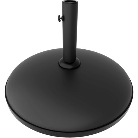 Base Pesante Ombrellone 24kg Base Ombrellone Yaheetech 24.7kg - 4 Ruote Con Freni Per Pali 34/38/48mm Supporto Ombrellone Palo 34-48mm