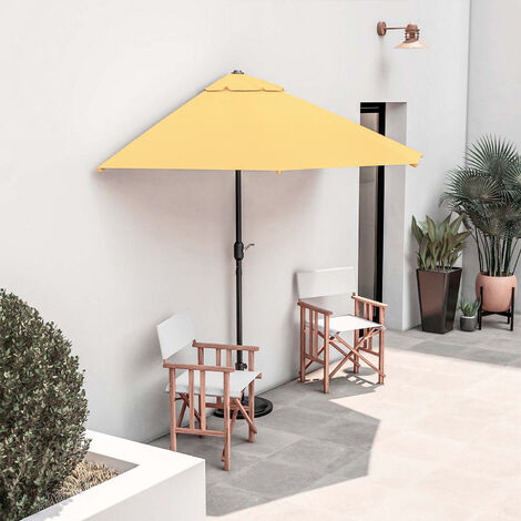 Ombrellone Gardenia Moon Round 270 - Beige, Struttura Acciaio, Inclinabile - Foto 7