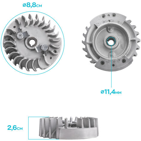 SEEDDFF Volano Volano Adatto For Husqvarna 362 365 371 372 385 390 XP For Jonsered CS 2165 CS 2171 CS 2172 CS 2186 CS 2188 Parte Motosega - Foto 8