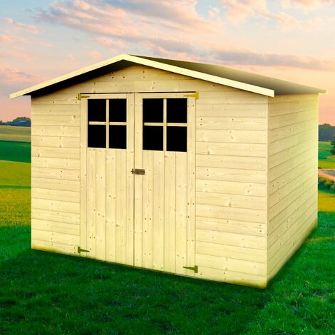 Casetta Da Giardino TIMBELA M367C - Legno, 1.98 M2, Per Attrezzi O Bici, L196xL136xA218 Cm - Foto 8