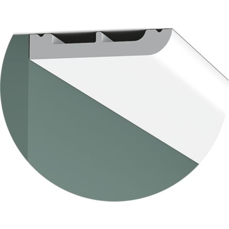 SX183 CASCADE Plinthe Orac Decor 7,5x1,3x10cm (h x p x L) - plinthe décorative polymère Echantillon -10 cm / A peindre