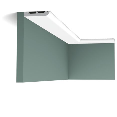 SX183 CASCADE Plinthe Orac Decor 7,5x1,3x10cm (h x p x L) - plinthe décorative polymère Echantillon -10 cm / A peindre