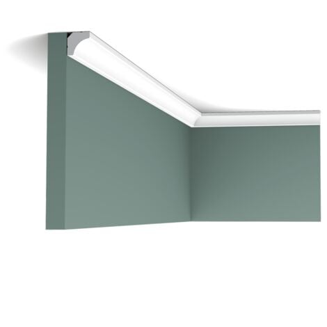 C250 Corniche plafond Orac Decor - 200x1,5x1,5 cm (h x p x L) - moulure décorative polyuréthane A l'unité