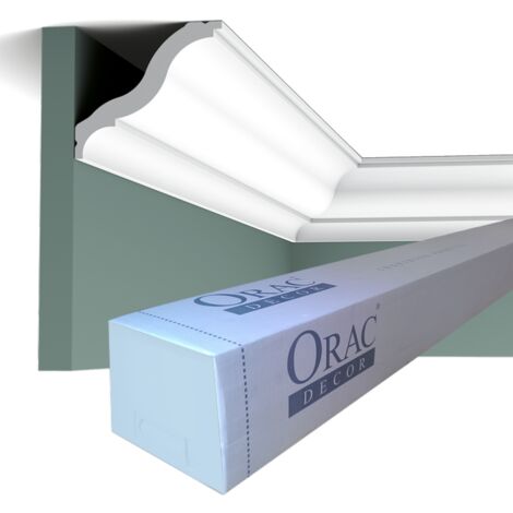 Carton complet de 32 mètres CB503 Corniche plafond Orac Decor - 8,2x9,2x200cm (h x p x L) - moulure décorative polystyrène
