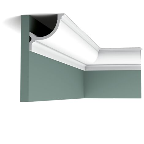 C902 Corniche plafond pour éclairage indirect Orac Decor - 10x10x200cm (h x p x L) - moulure décorative polyuréthane A l'unité