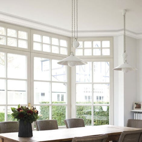 CX106 Corniche plafond Orac Decor - 12x12x200cm (h x p x L) - moulure décorative polymère Echantillon -10 cm