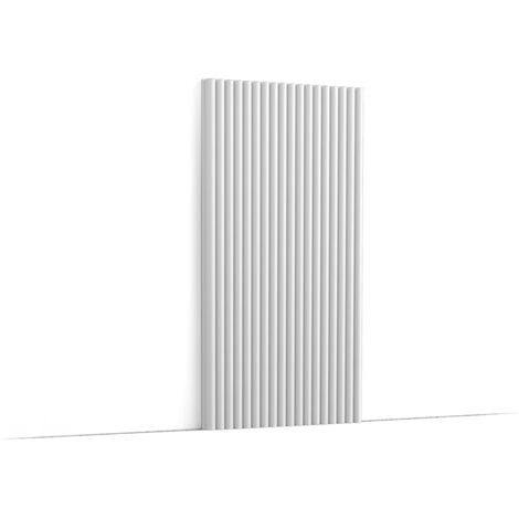WX210 REED - Panneau Revêtement Mural Décoratif 3d  200 x 25.5 x1,3 cm (L x l x h) Orac Decor 200 cm , A l'unité