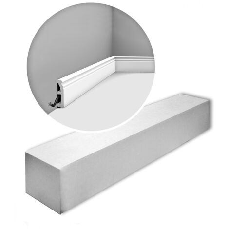 SX195 Plinthe Orac Decor -8 x 1,9 x200cm (h x p x L) - plinthe décorative polymère Carton complet