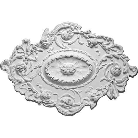 Rosace plafond 53,2 x 76,7 cm R029 - Polyuréthane