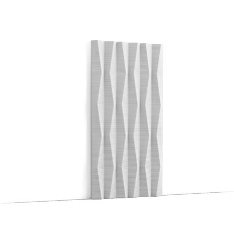 W112 RIDGE - Panneau Revêtement Mural Décoratif 3d  200x25x1,9cm (L x l x h) Orac Decor A l'unité
