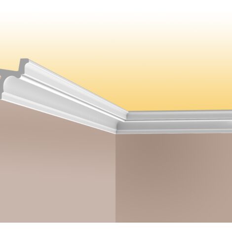 Corniche plafond C148 11,7 x 12,0 cm - Polyuréthane Cimaises &+
