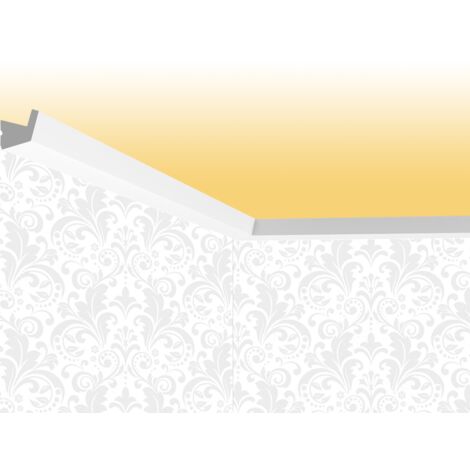 Corniche plafond Cimaises et Plus C07 - 2,7x2,7x200cm (h x p x L) - moulure déco (1/4)