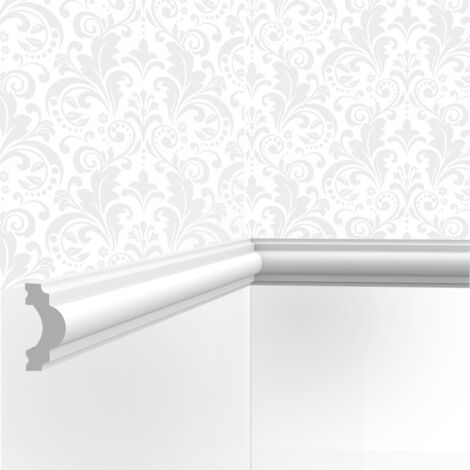 Cimaise , Moulure Cimaises et Plus M04 - 4x2x200cm (h x p x L) - moulure décora (1/4)