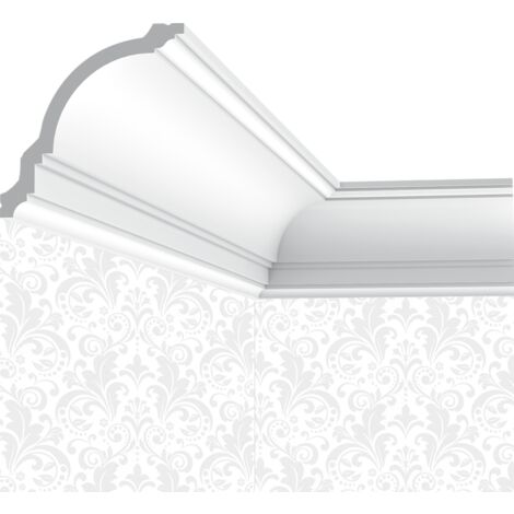 Corniche plafond Cimaises et Plus C06 - 12x12x200cm (h x p x L) - moulure décora (1/4)