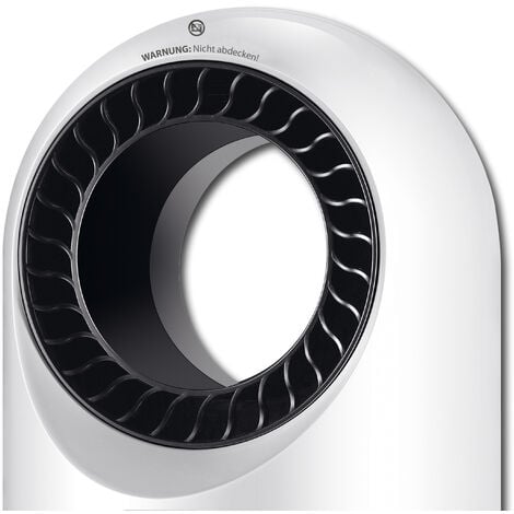 MAUK Bladeless Fan Heater Heizlüfter & Design Smart PTC Ventilator 2 in 1  elektrisch leise mit