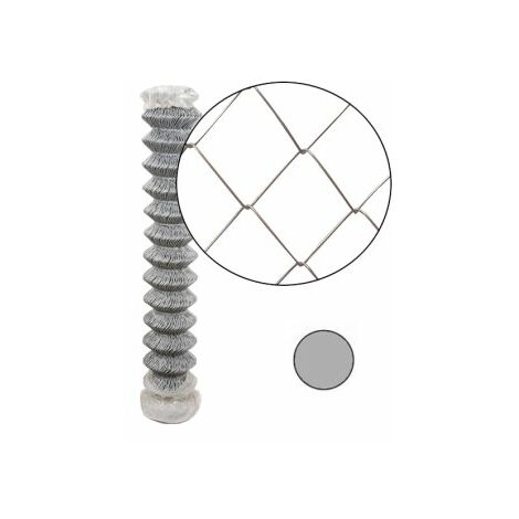 Cloture & Jardin – Grillage simple torsion galvanisé 50 x 50mm – Fil 2mm – Longueur 25m – Résistant à la corrosion pour espaces professionnels