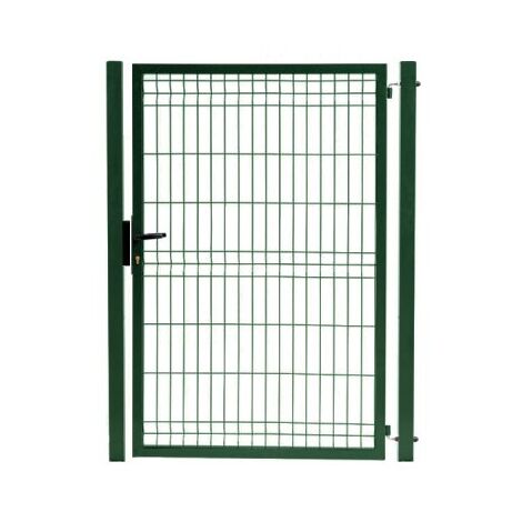 Portillon Jardin Grillagé Occultable Gris Anthracite - JARDIPRO XXL - 1,60 mètre