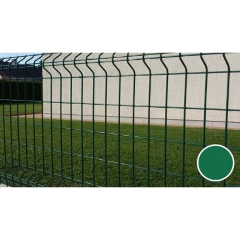 Cloture & Jardin – Grillage rigide vert 0,83 m – Fil acier galvanisé 4/5 mm – Maille 200 x 55 mm – Revêtement thermolaqué RAL 6005