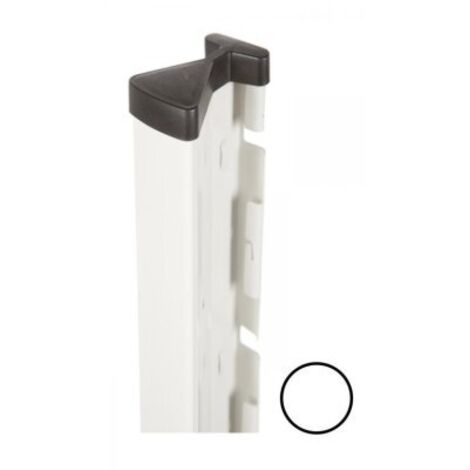 Poteau à Encoches Blanc - JARDIMALIN - 2,87 mètres