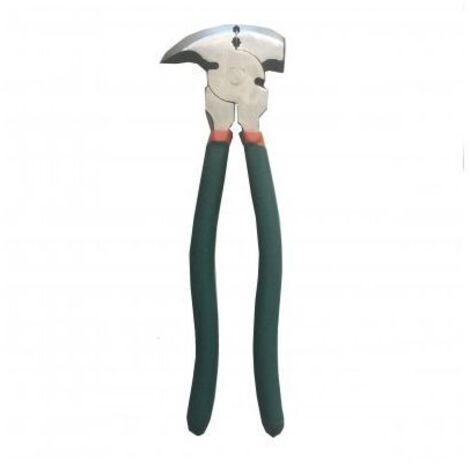 Cloture & Jardin – Pince multifonction grillage 3 en 1 – Tête en acier trempé – Poignées gainées souples – Pour torsadage et coupe de fils métalliques