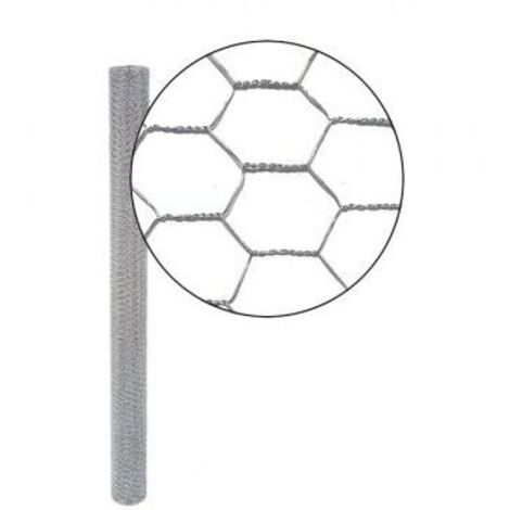 Grillage Triple Torsion Galvanisé - Maille Hexa 13mm - Longueur 5m - 1 mètre