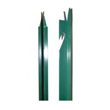 Piquet de Clôture T Vert - 2 mètres