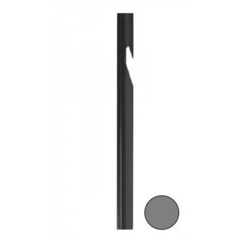 Cloture & Jardin – Piquet de clôture en acier gris anthracite 2,25 mètres – Section 30x30 mm – Pour installation de grillages en rouleau