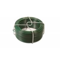 Fil d'Attache Plastifié Vert - Diamètre 1,15mm - Longueur 50m