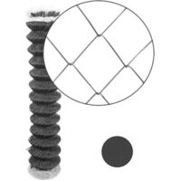 Cloture & Jardin – Grillage souple simple torsion gris – Maille 50 x 50 mm – Fil galvanisé plastifié 2,4 mm – Longueur 25 m pour terrains accidentés