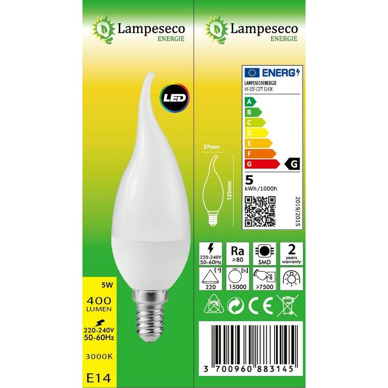 E14 Ampoule LED 2700K blanc chaud Lampe LED, Ampoule E14 2.5W remplace les  ampoules halogènes 30w Pas de scintillement Lampe de Pas de variateur, Ampoule  Led maïs pour hotte aspirante Lampes murales 