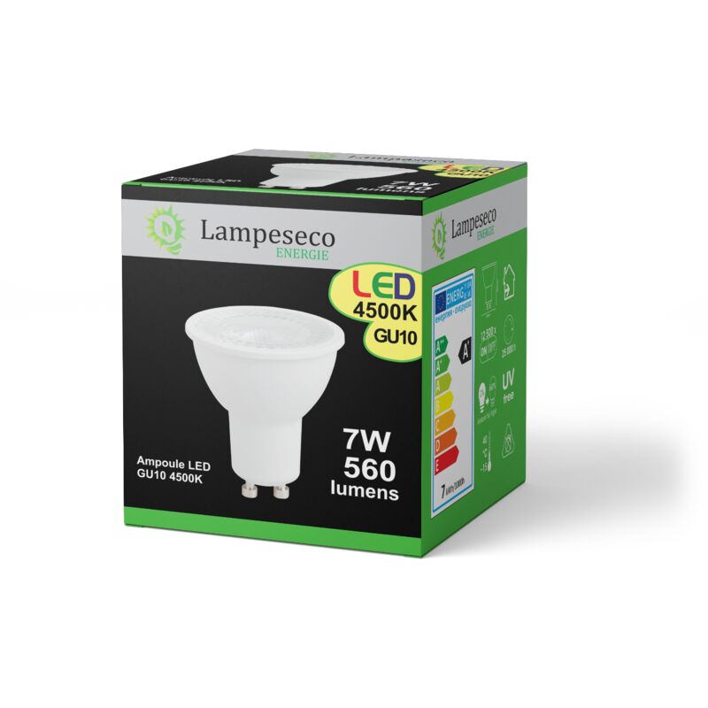 Ampoule LED GU10 5W 400Lm 6000ºK 12VDC 40.000H [JL-SPEG12-5W-CW]