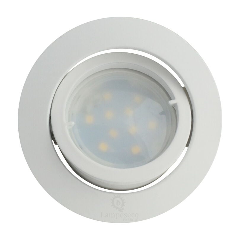 Spot LED encastrable pour plafond 5W Blanc Neutre 425lm transformateur  intégré