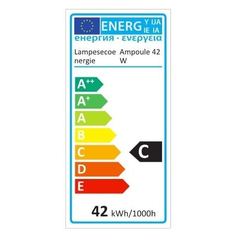 Ampoule G9 halogène basse énergie 54W (42W) 220-240V