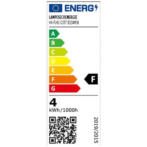 Lot de 10 Ampoules décorative led à filament Doré 4 watt (éq. 42 Watt) Culot B22