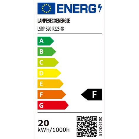 Plafonnier LED Ø225Mm 20W 1900Lm Blanc Neutre 4000K