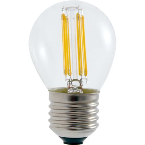 Ampoule Led Filament Culot E27 forme G45 4 Watt (éq 42 watts) Blanc Chaud (1/2)