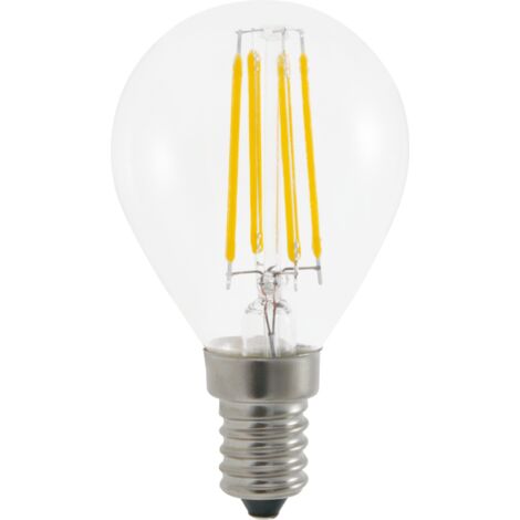 Ampoule Led Filament Culot E14 forme G45 4 Watt (éq 42 watts) Blanc Chaud (1/3)
