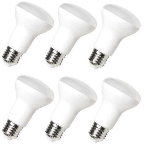 6 Ampoules LED Réflecteur R63 E27 8W Blanc Chaud (1/3)