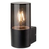 Applique LED extérieure ronde Denver, pour ampoule LED 1xE27