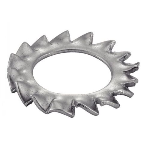 Rondelle éventail à dents extérieures inox - Qualite Inox: A4 - Diamètre: 16