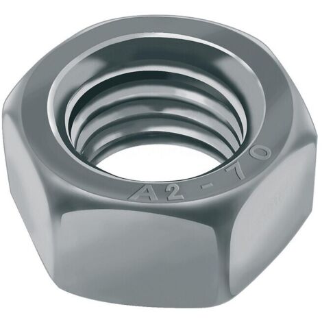 Ecrou hexagonal inox - Qualite Inox: A4 - Diamètre: 16